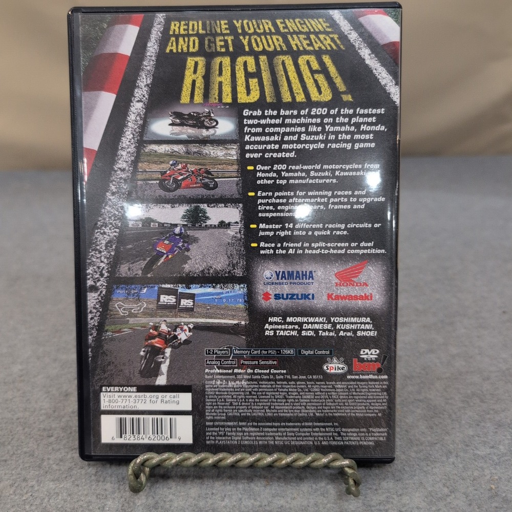RS Riding Spirits Sony PlayStation 2 PS2‎ Bike Racing Game Spike Bam NTSC U/C - Picture 2 of 2